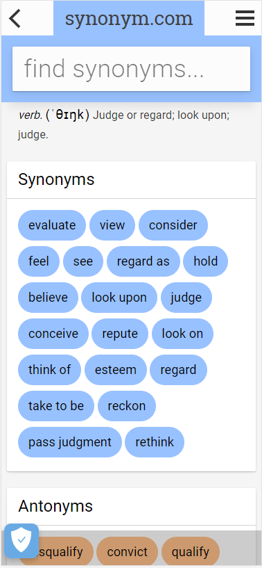 Synonym.com Mobile